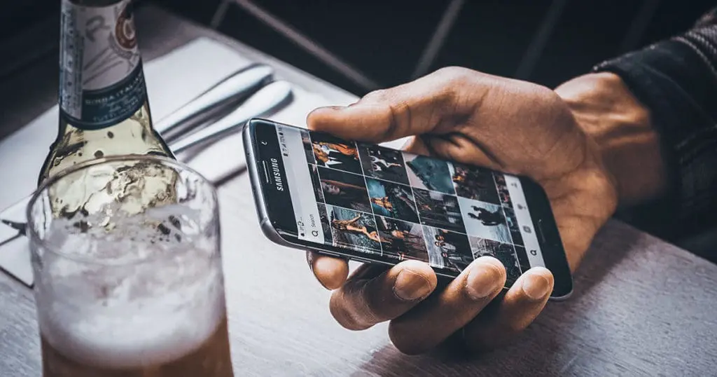 phone beer