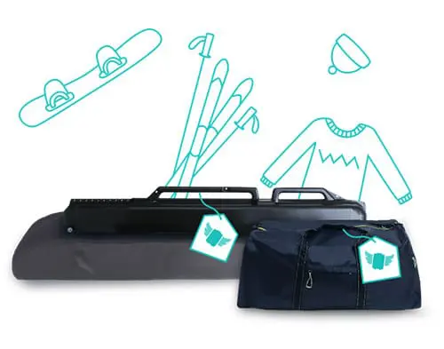 Ship ski gear across Canada